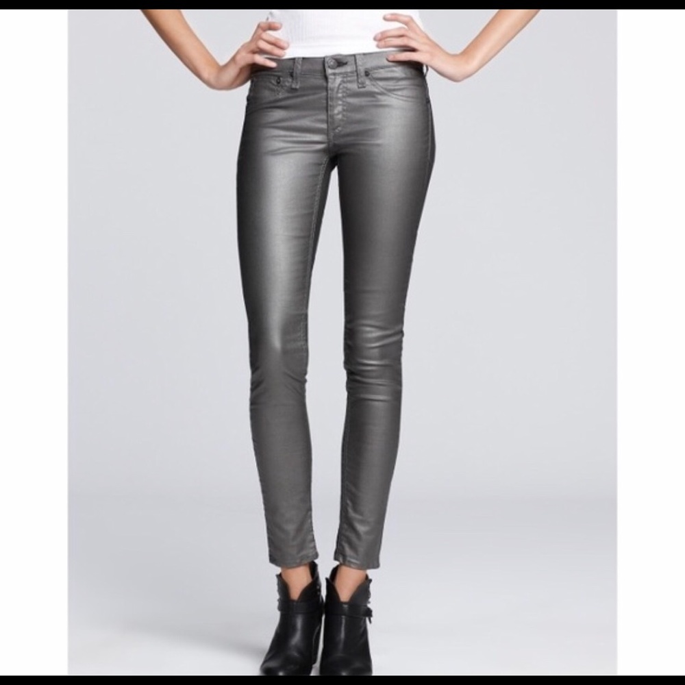 Rag & Bone Gun Metal Grey pants